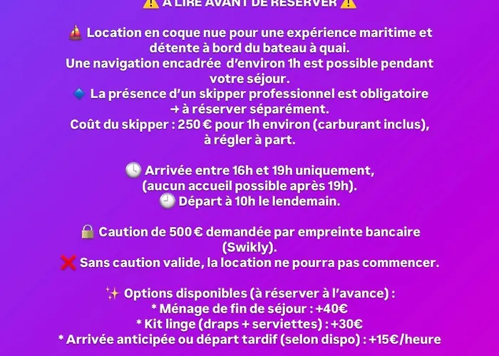 Séjour de rêve sur Yacht - BOAT PARADISE HÔTEL